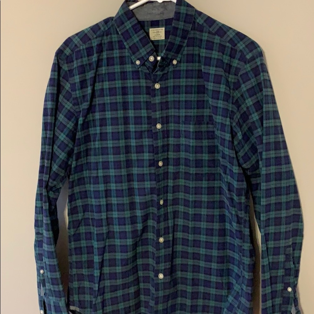 J. Crew Blackwatch Button Down